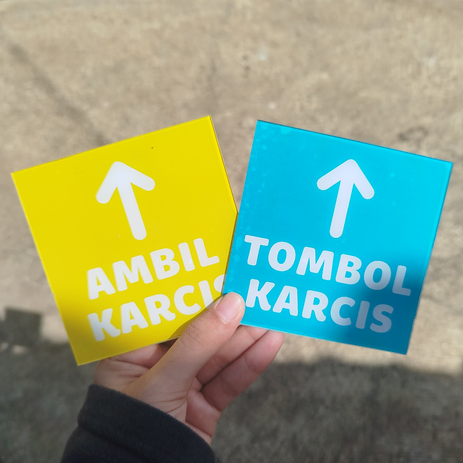 

PAPAN AKRILIK, PAPAN INFORMASI - AMBIL KARCIS - TOMBOL KARCIS, AKRILIK CUSTOM, FREE DESAIN ( A 557 )