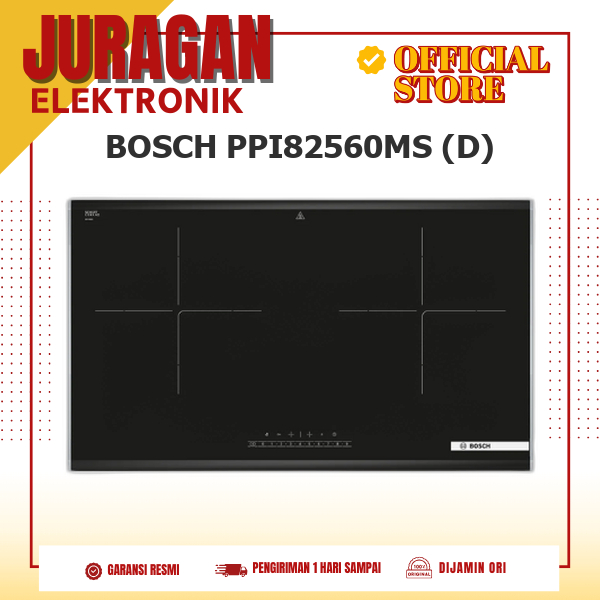 Bosch PPI82560MS Kompor Induksi Tanam 78 cm Hitam Series 6