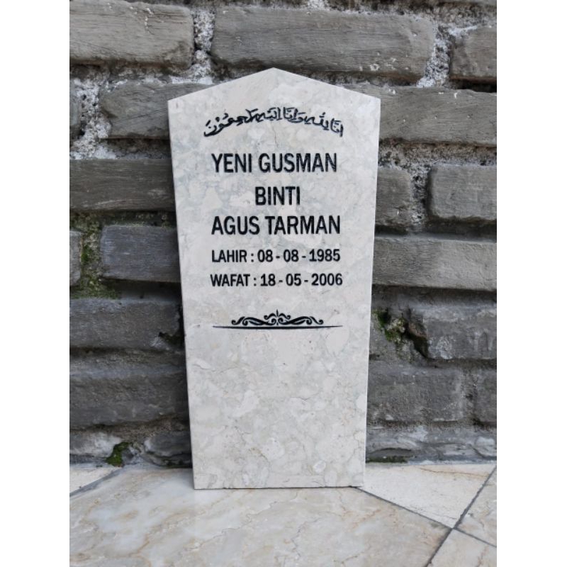 BATU NISAN MARMER TANCAP