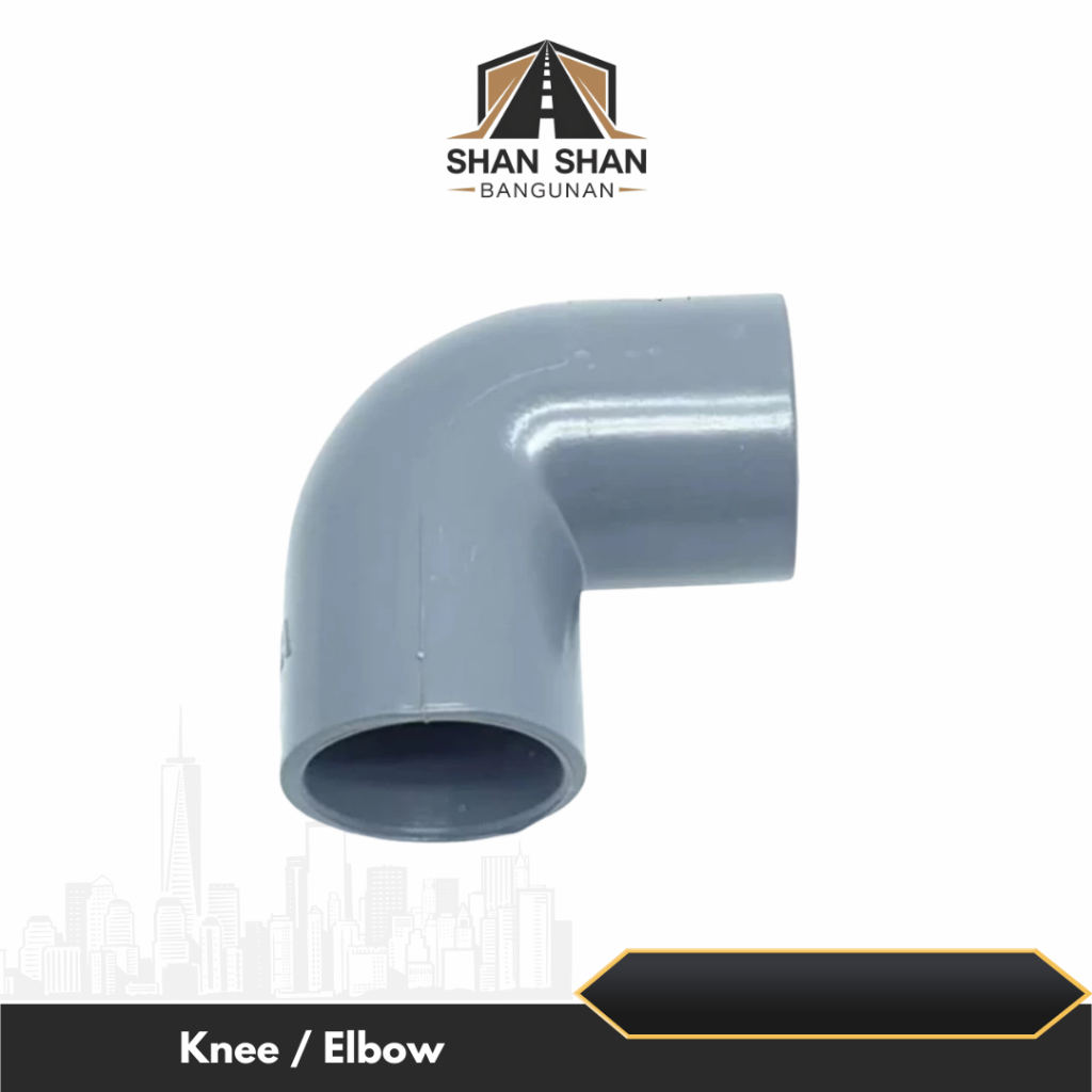 Knee PVC 4" Inch / Knee Keni Sambungan Pipa / L / Elbow