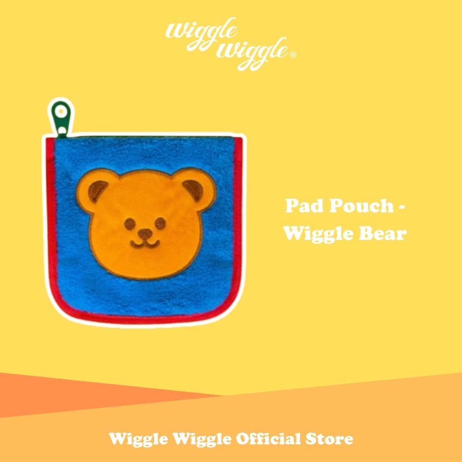 Wiggle Wiggle Pad Pouch - Wiggle Bear Kantong Kecil Dompet Uang Koin Lucu Korea