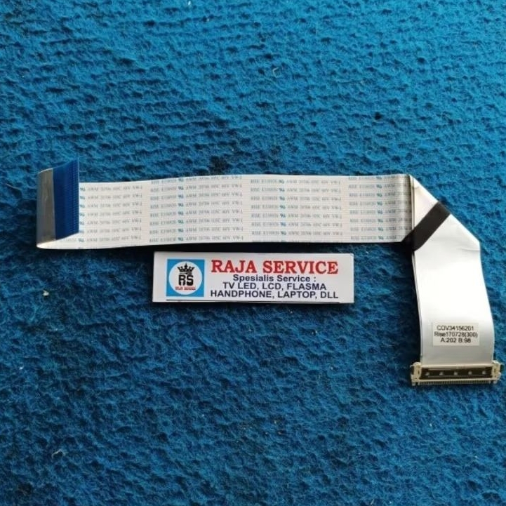 kabel tv LG 32LJ500D lvds flaxible dari tcon ke panel lcd 30pin