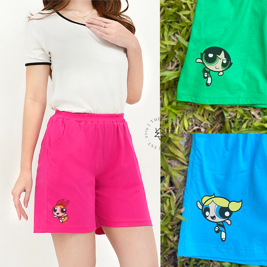 Theeve Celana Pendek Wanita Kantong Tiga Superhero Wanita I Celana Short Pants Style Korea Murah unt