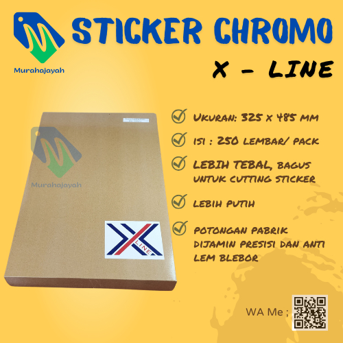 

XLINE Sticker Chromo A3+ | Sticker Glossy Bontak | Sticker XLINE Chromo