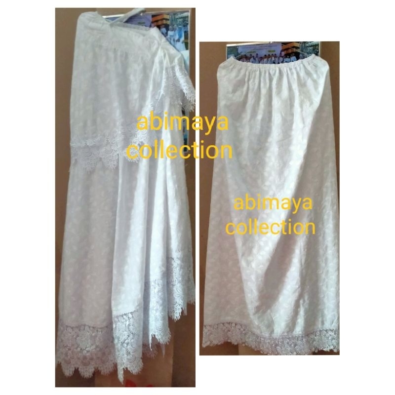 preloved mukena dewasa full bordir like new