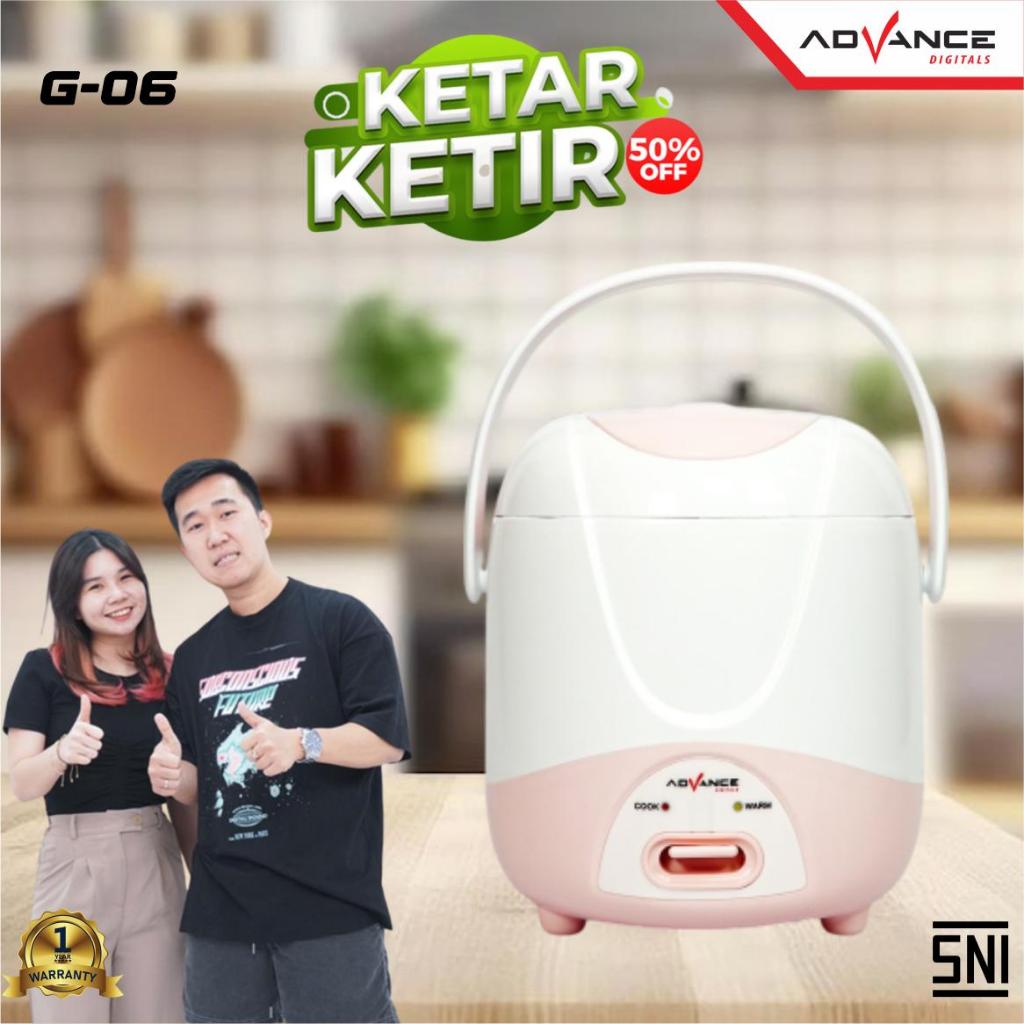 Mini Rice Cooker G-06 Digital 0.6L / Mini Rice Cooker Elektrik 0.6L Anti Lengket