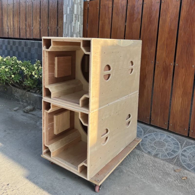 box speaker 15 in model planar brewog bahan semi meranti