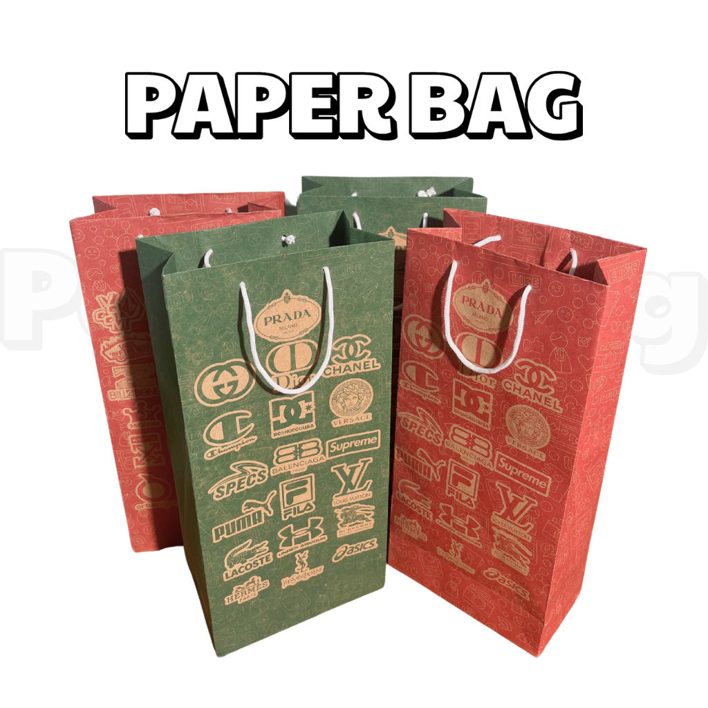 

Paper Bag Sendal / Paper Bag Baju Distro / Paper Bag Souvenir - Ukuran 14.5cm x 7.5cm x 31cm