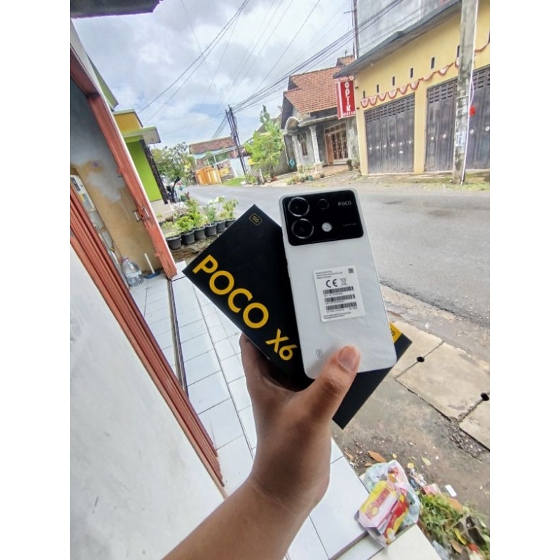 hp second poco X6 12/256 fullset