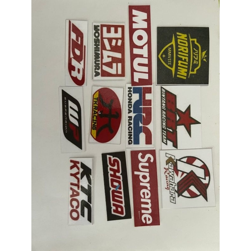 

Stiker Merk Ukuran Kecil 12pcs ( full warna )