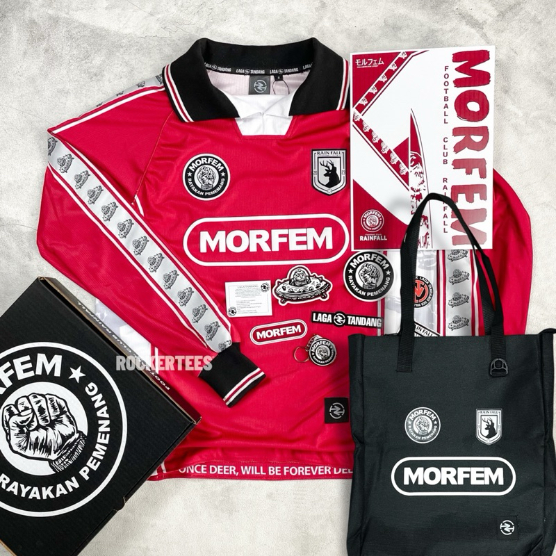 JERSEY MORFEM X RAINFALL - RAYAKAN PEMENANG LONGSLEEVE “TEREPOOTESHION TOUR EDITION” | ORIGINAL MERC