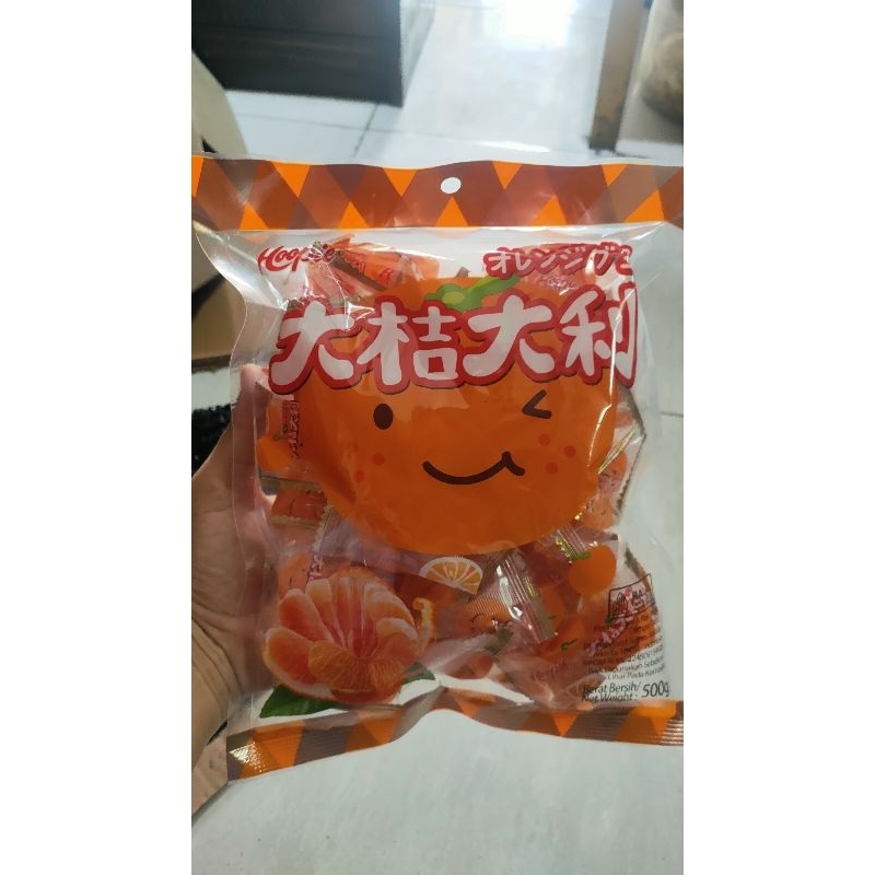 

jelly jeruk/ yupi jeruk - 500gram
