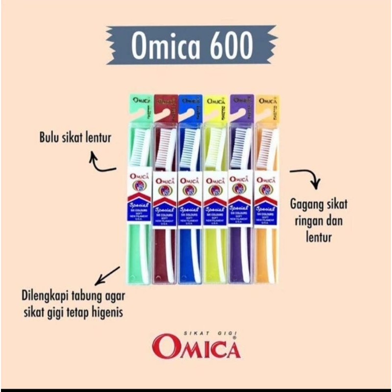 Sikat Gigi Omica 600