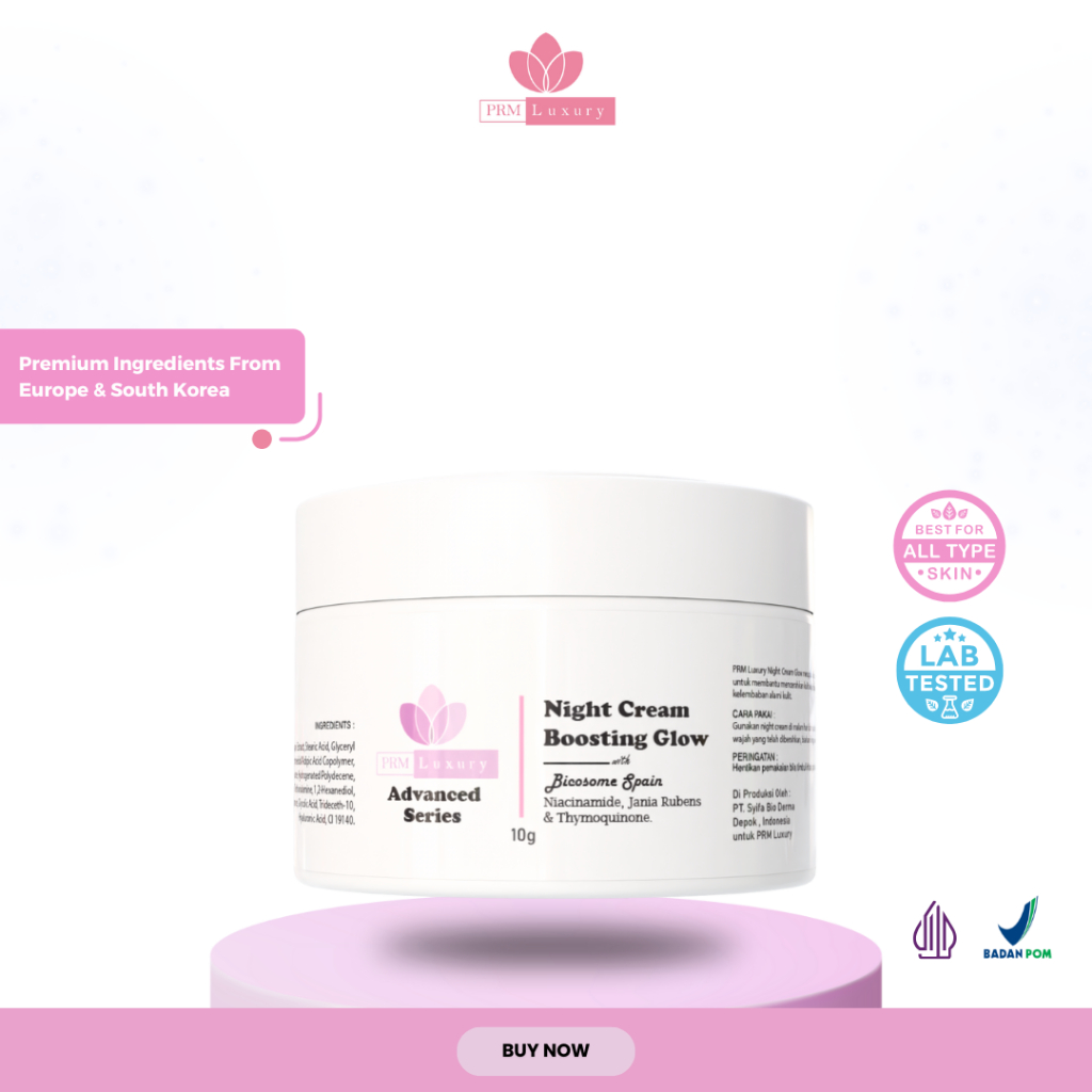 PRM LUXURY ADVANCED NIGHT CREAM GLOW BOOSTING