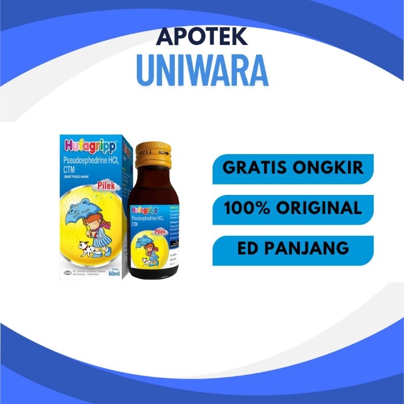 HUFAGRIP SIRUP ANAK - SIRUP PILEK ANAK 60 ML