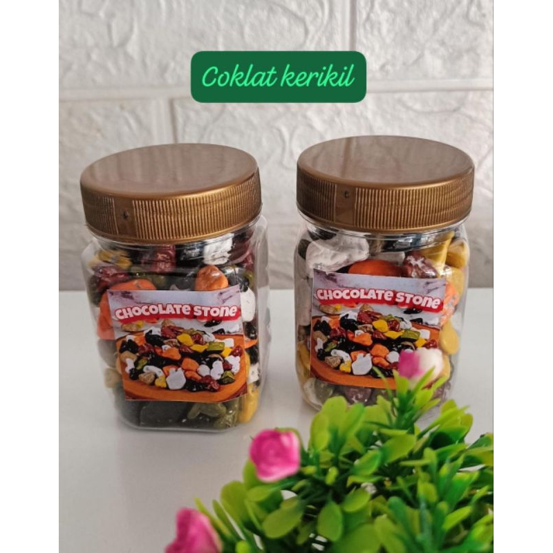 

coklat krikil stone