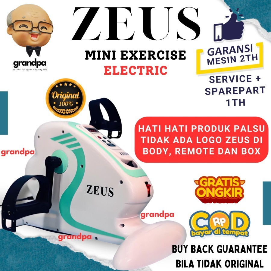 Zeus Mini Bike Electric Bike Sepeda Mini Sepeda Terapi Olahraga