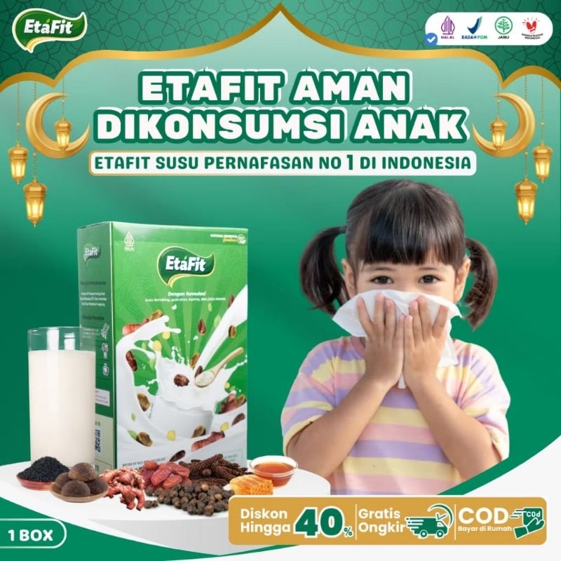 

ETAFIT - Susu Kambing Etawa 100% Asli Original Paket Hemat 1 Box Bantu Sembuhkan Sesak Napas