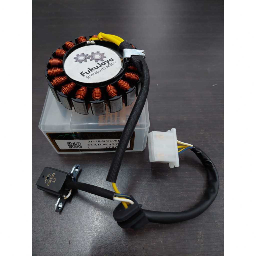 Fukuyama Stator Assy Comp 18 Spull Spul Spool + Pulser Honda Verza - New Mega Pro FI F.I F-I Injecti