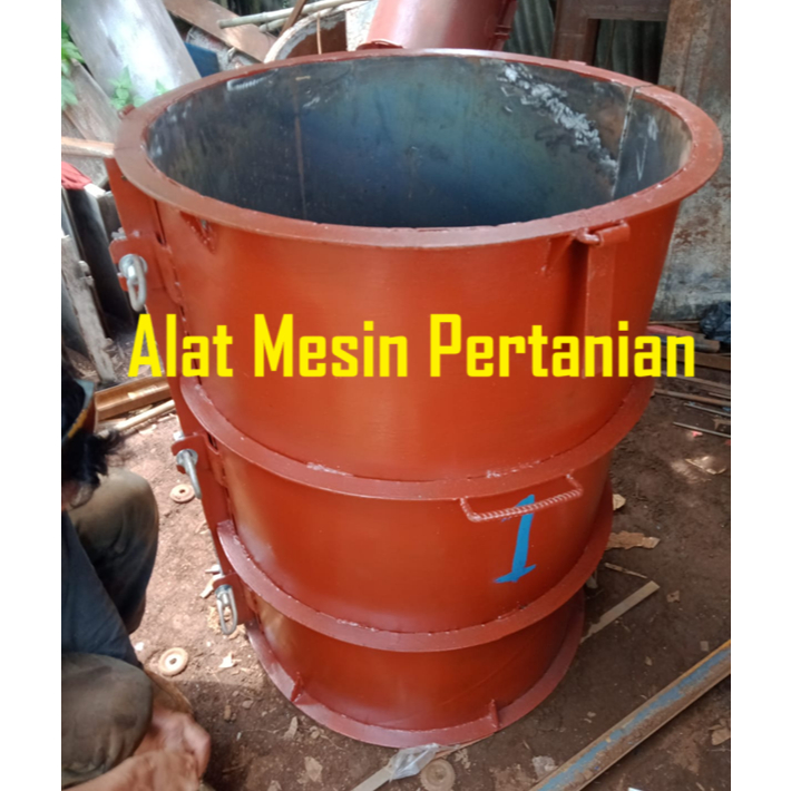 Cetakan Buis Beton Gorong-Gorong Diameter 50 cm x Tinggi 100 cm - Cetakan Gorong Gorong Konstruksi M