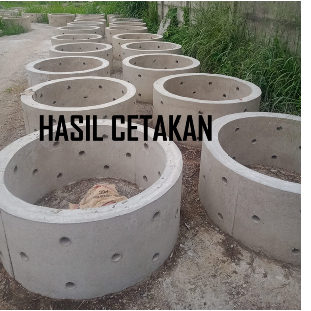 Cetakan Gorong-Gorong Buis Beton Ukuran Diameter 20 cm x Tinggi 100 cm - Cetakan Buis Beton Manual P