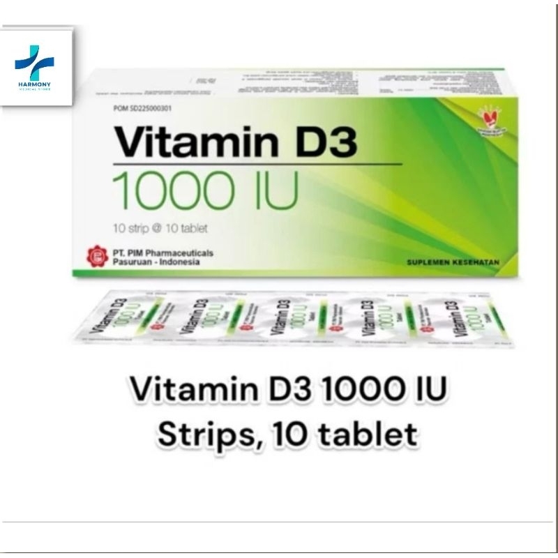 Vitamin D3 1000 UI PIM (BJM)