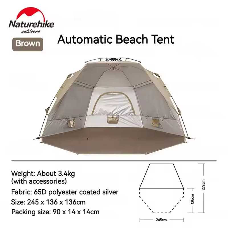 TENDA PANTAI NATUREHIKE CNK2300ZP023
