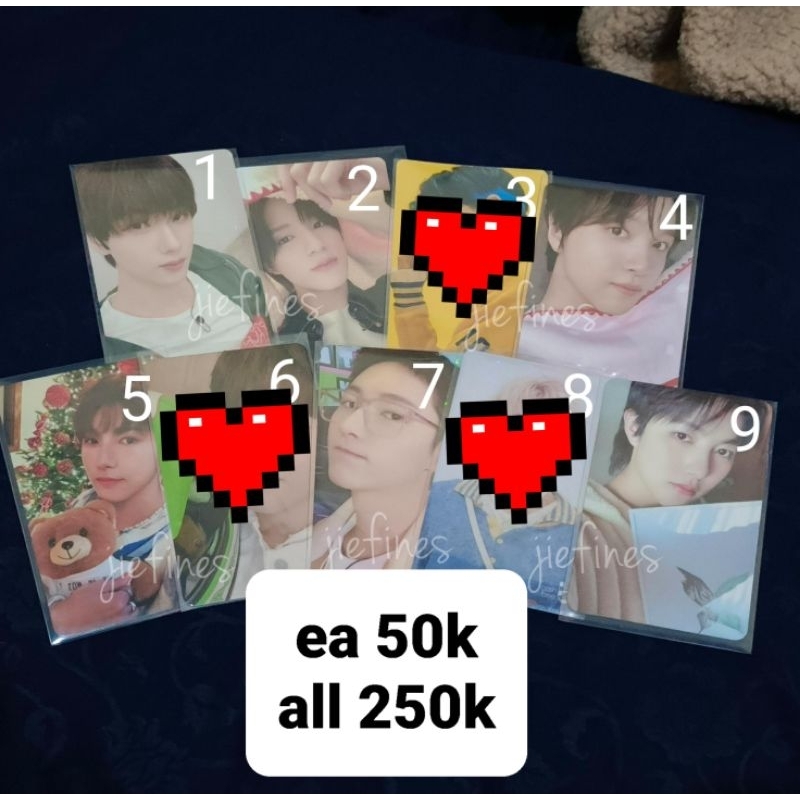 pc official 50k jisung jeno haechan renjun pink christmas candy glitch mode dream()scape nct dream