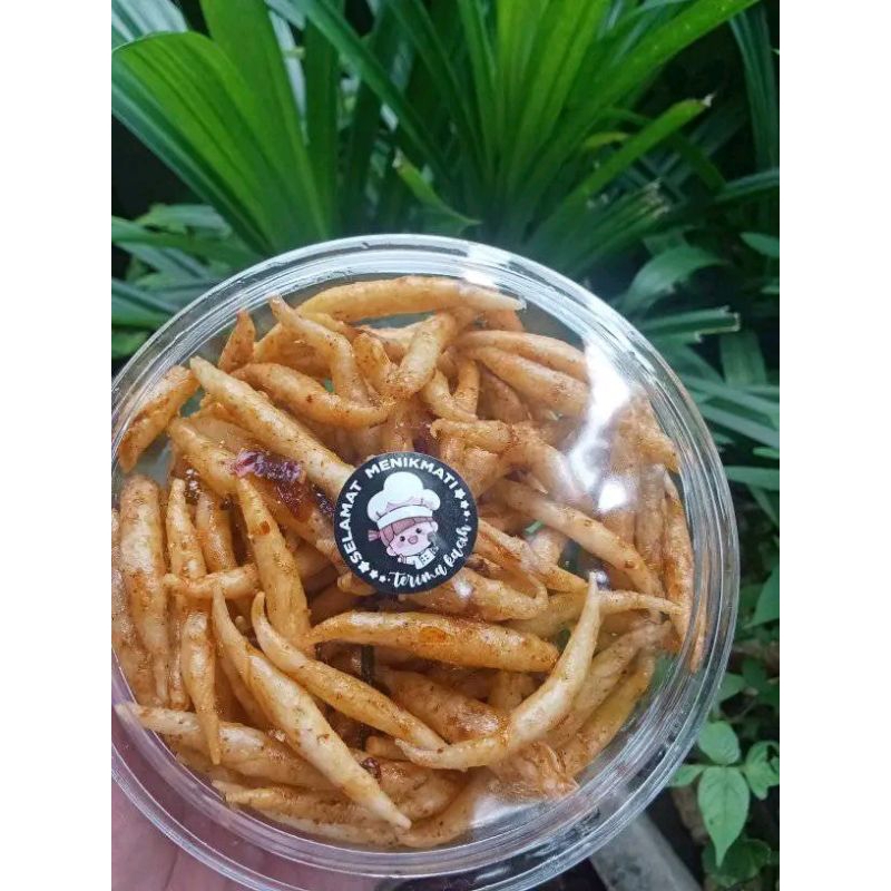 

Tiktuk / Citruk Ngajeletruk Rasa Asin Gurih Pedas Daun Jeruk