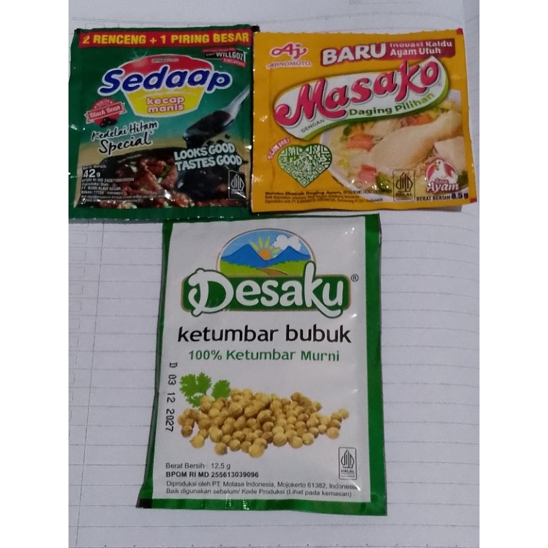 

Kecap Sedaap+Masako+Ketumbar Bubuk Paket 2I (TRB51)