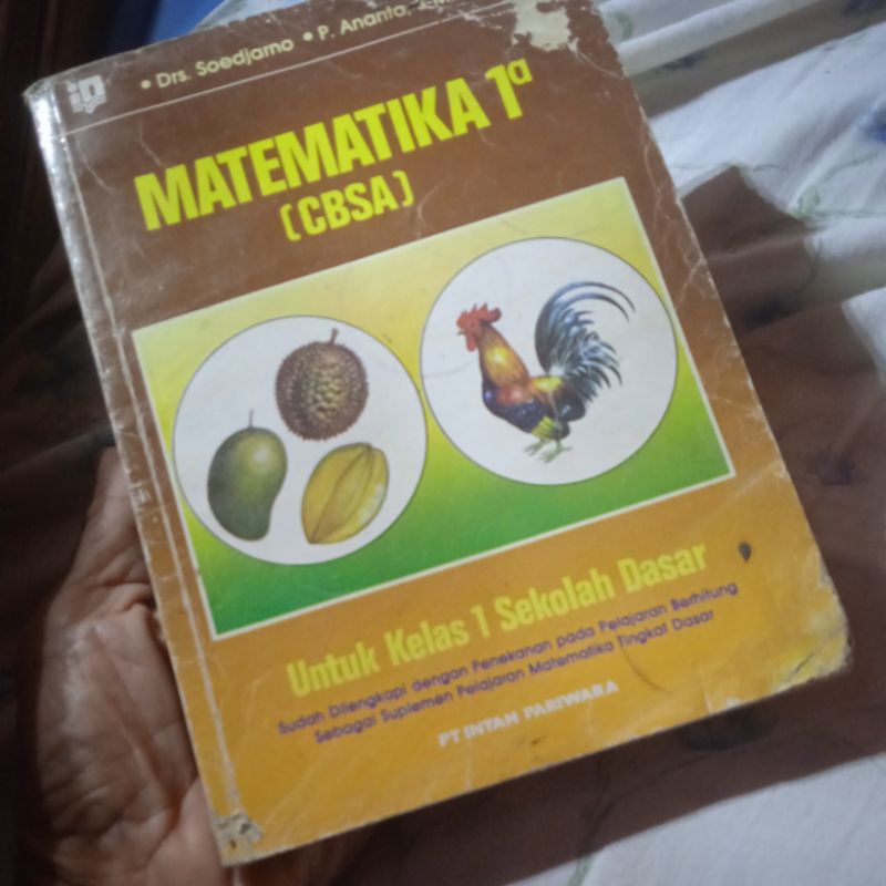 buku matematika 1a cbsa untuk kelas 1 SD buku original jadul