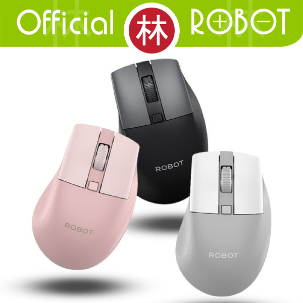 Robot M355 Mouse Multi Device Dual Mode Bluetooth 5.0 + Wireless 2.4G Silent Click PC Laptop
