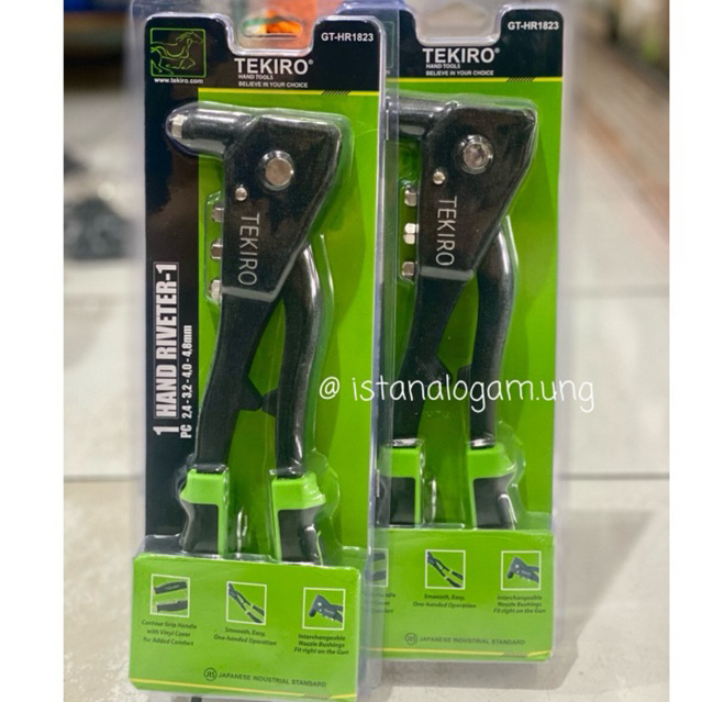 Tekiro Tang Paku Tembak Rivet Ripet Hand Riveter-1 Black