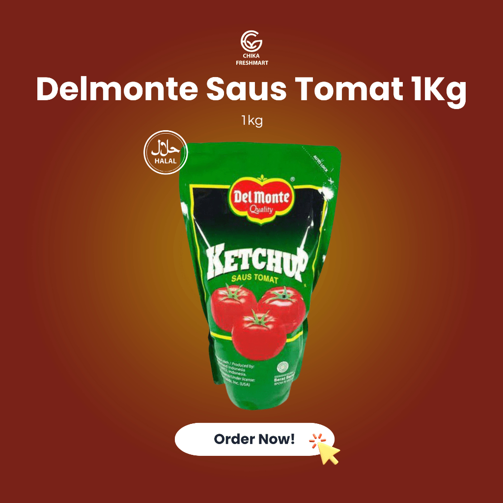 

Delmonte sauce tomat & extra pedasss ukuran 1kg 330gram & 135ml