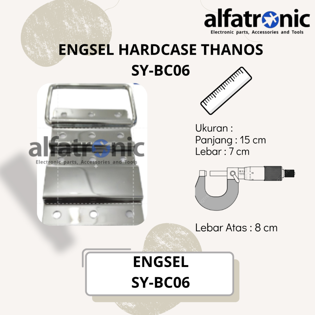 ENGSEL HARDCASE THANOS SY-BC06 SILVER