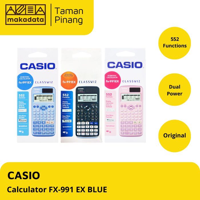 

CASIO CALCULATOR / KALKULATOR CASIO SCIENTIFIC FX-991 EX (1 PCS)