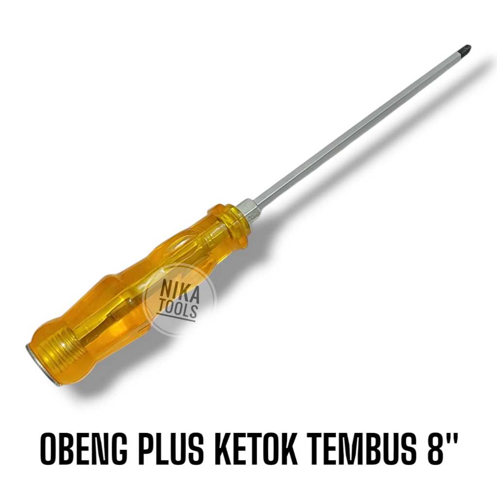 Obeng Tembus 8" + Plus Kembang Bunga Doziro