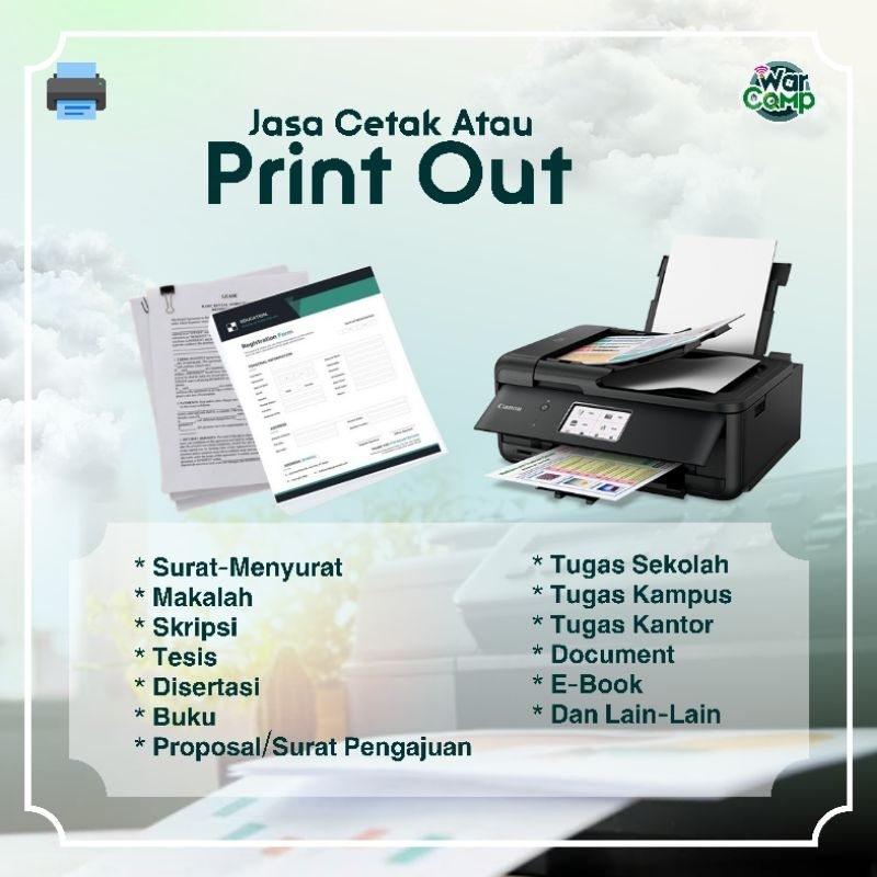 

Layanan Jasa Print Out / Cetak Document Surat-menyurat