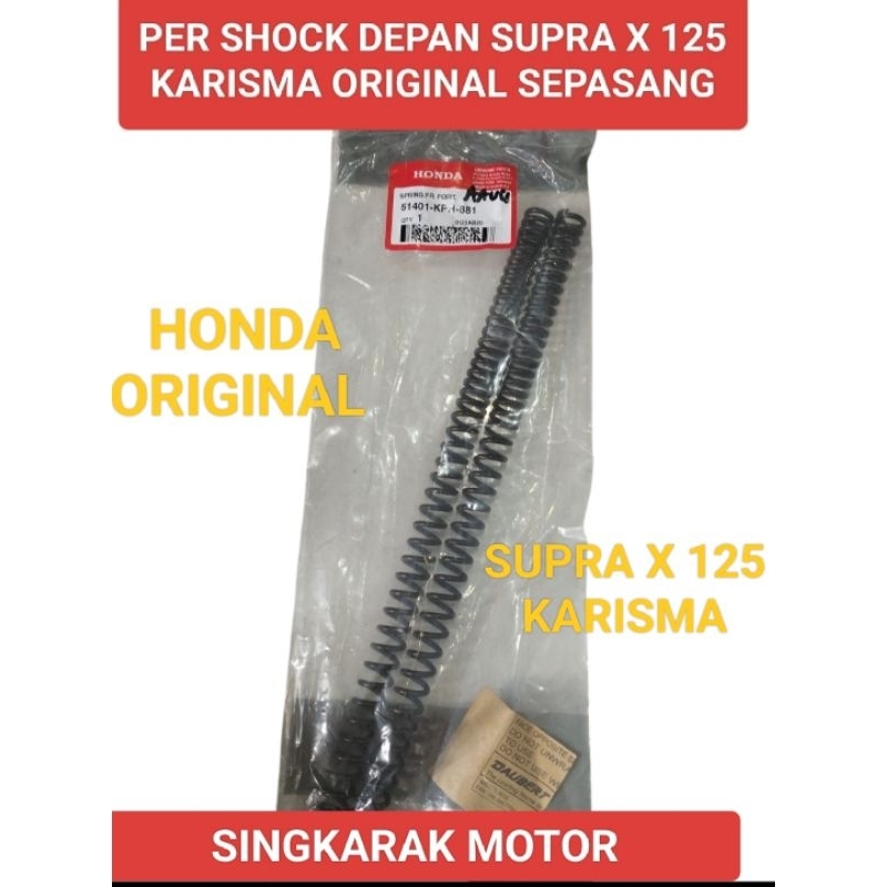 PER SHOCK DEPAN HONDA KARISMA SUPRA X 125 HONDA ORIGINAL