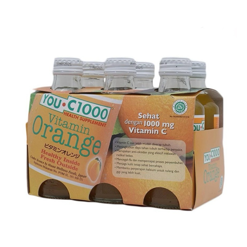 

Minuman You C1000 Rasa Orange 6x140 ml