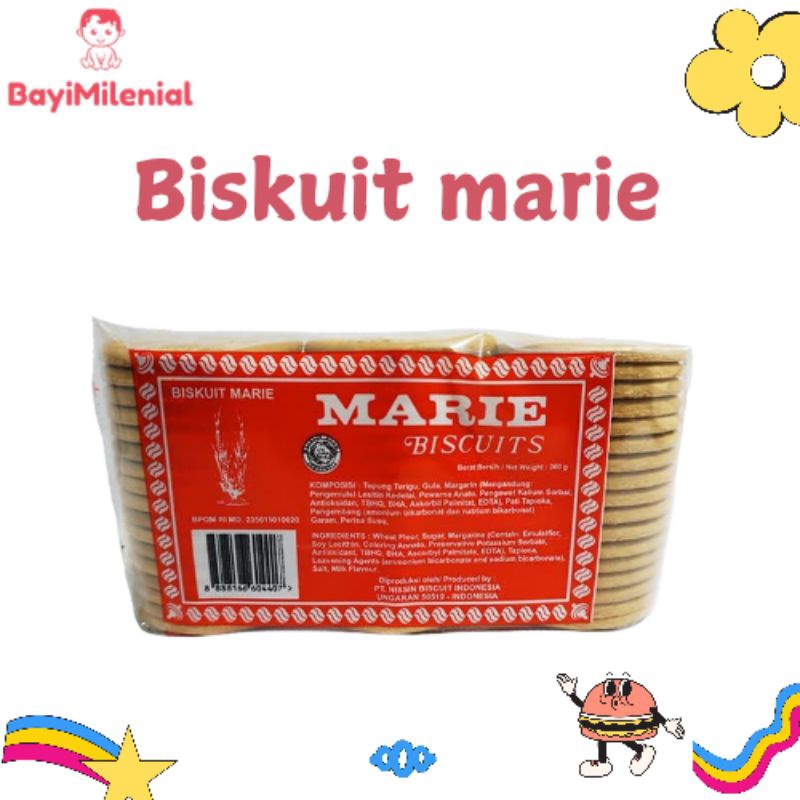 

nissin biskuit marie 360g