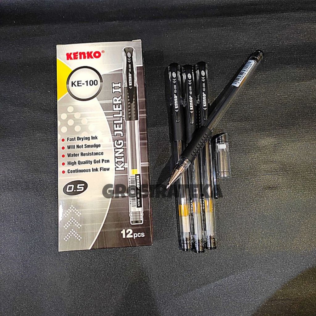 

BALLPOINT, BOLPEN, POLPEN, PULPEN GEL PEN KE-100 KING JELLER II KENKO