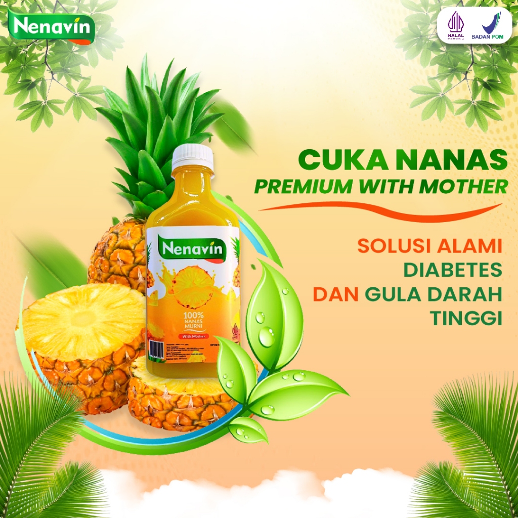 

Nenavin Cuka Nanas Premium with Mother Solusi Alami Diabetes Dan Gula Darah Tinggi