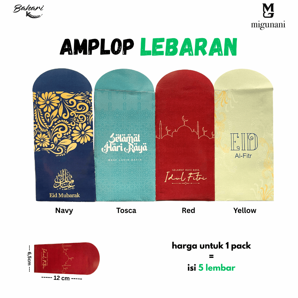 

Amplop Lebaran Idul Fitri THR Angpau Mudik