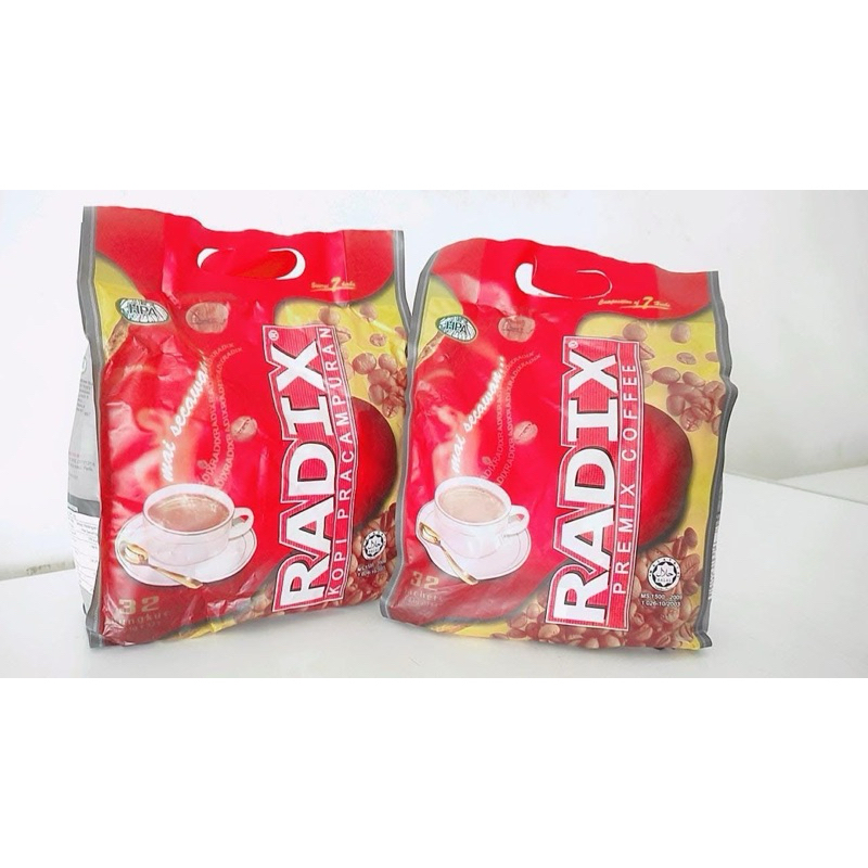 

Kopi Radix premix coffee isi 32bks