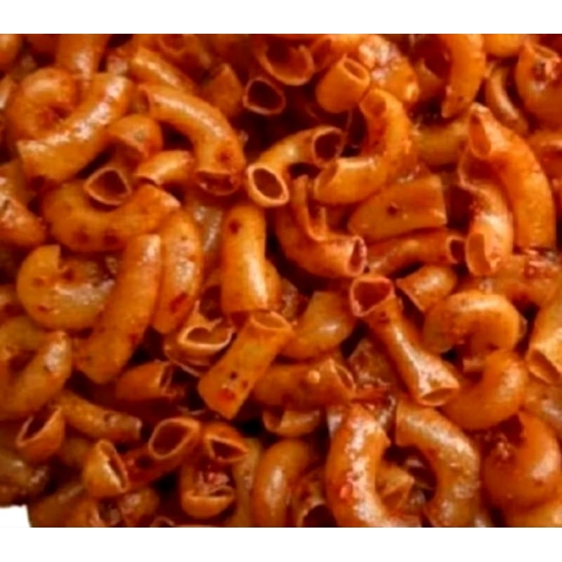 

Makaroni cikruh renyah gurih pedas daun jeruk 500 gram