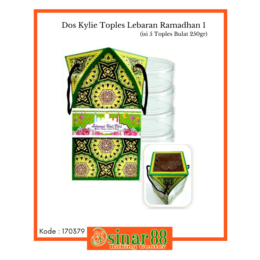 

Dos Kylie Lebaran Ramadhan 1 Untuk Isi 5bh Toples Bulat 250gr