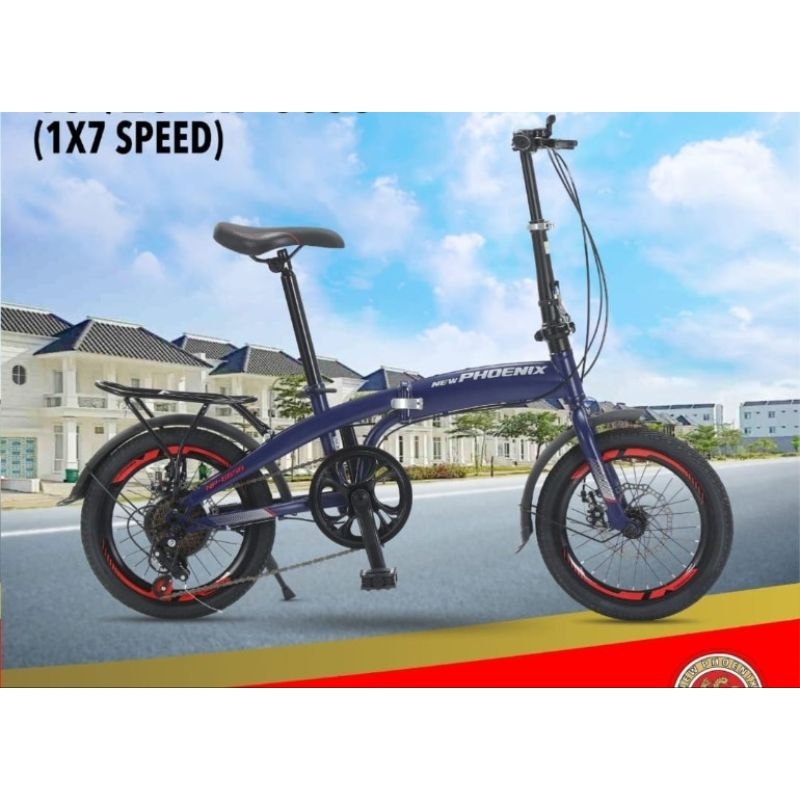 sepeda lipat 20 inch phoenix terbaru