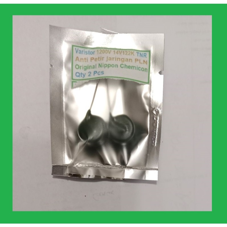 Qty 2 Pcs Varistor 1200V 14V122K TNR Anti Petir jaringan PLN Original Nippon Chemicon