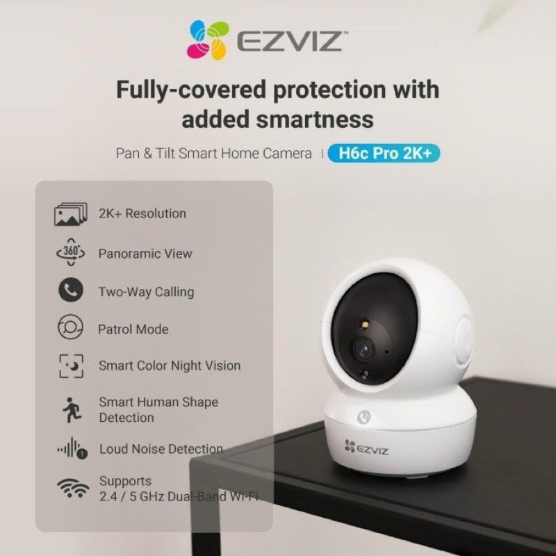 H6c Pro 2k CCTV EZVIZ 2mb